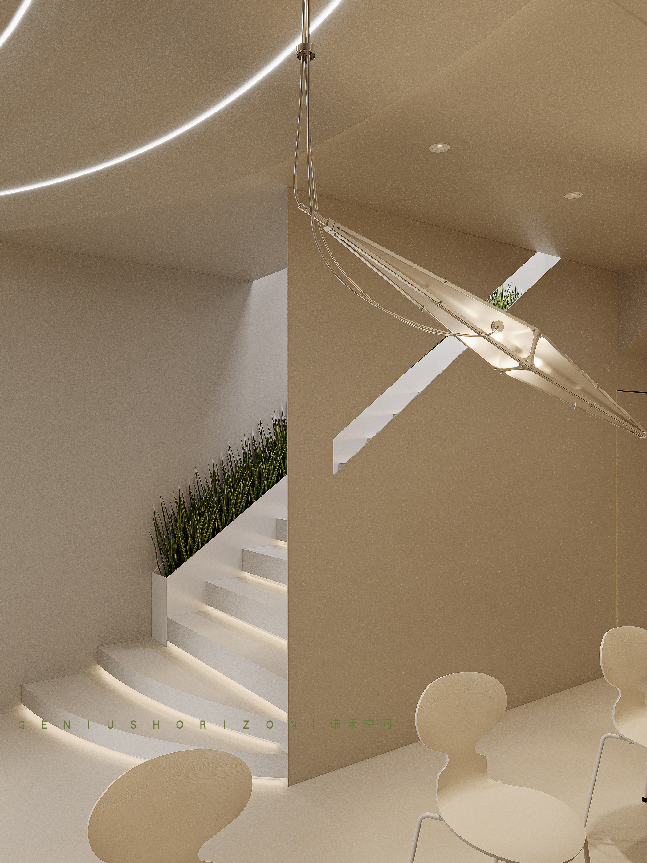 现代蛋糕店效果表现丨谦禾空间设计事务所-27