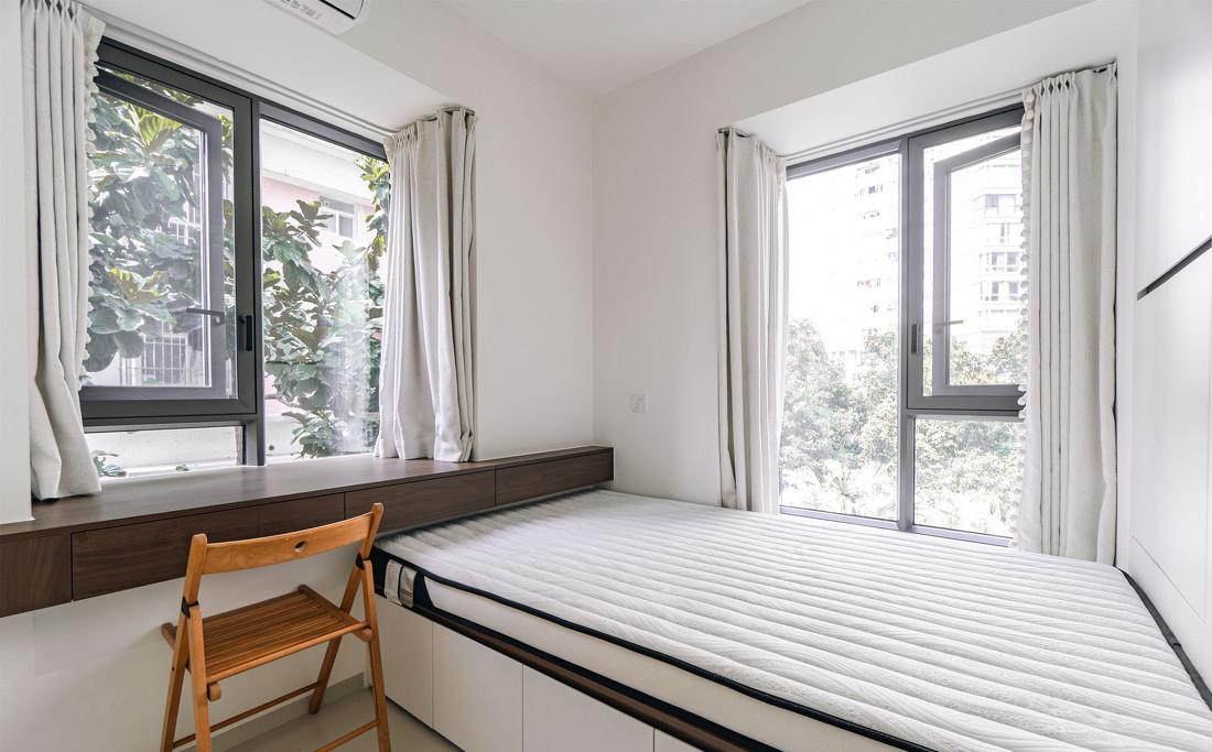 96㎡中古混搭风四居室装修-45