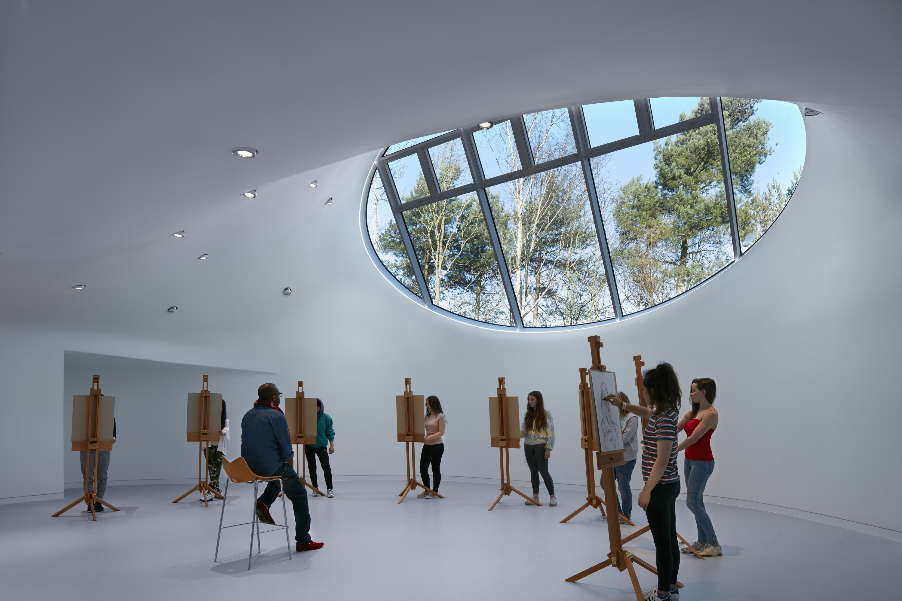 英国波尔艺术学院 | Crab Studio 的绘图工作室-16