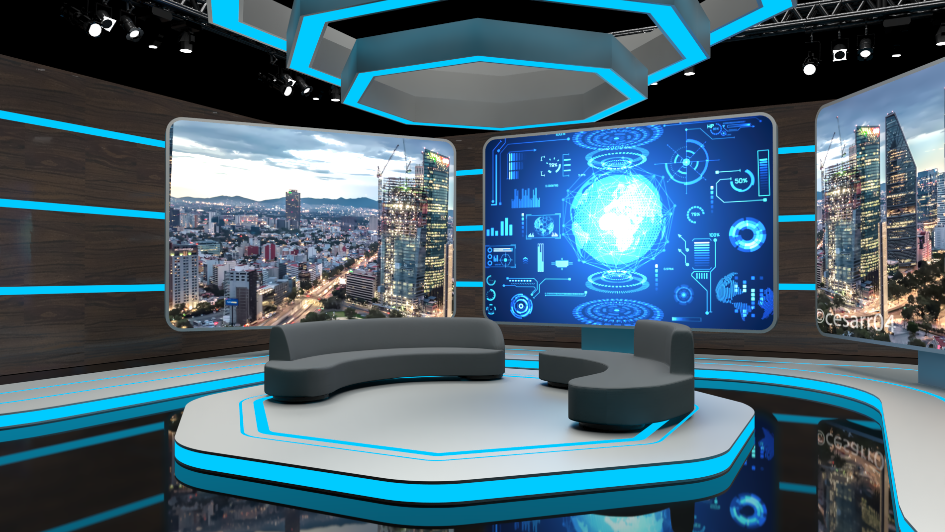 SET DE TELEVISIÓN-3