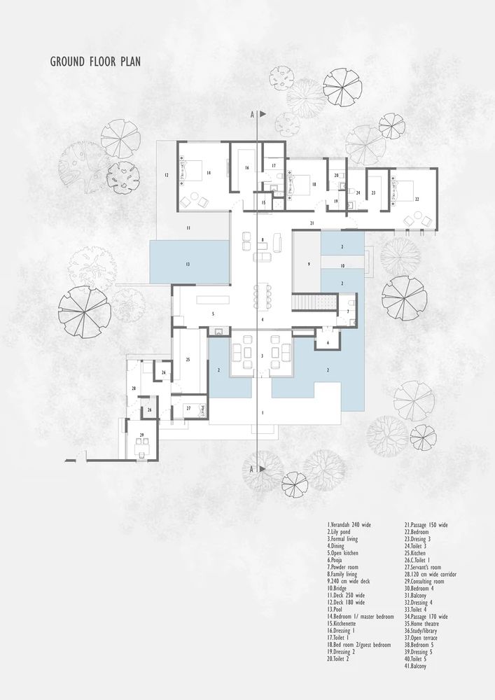 宁静诗意的避风港｜Lilly 别墅丨印度丨Aslam Sham Architects-25