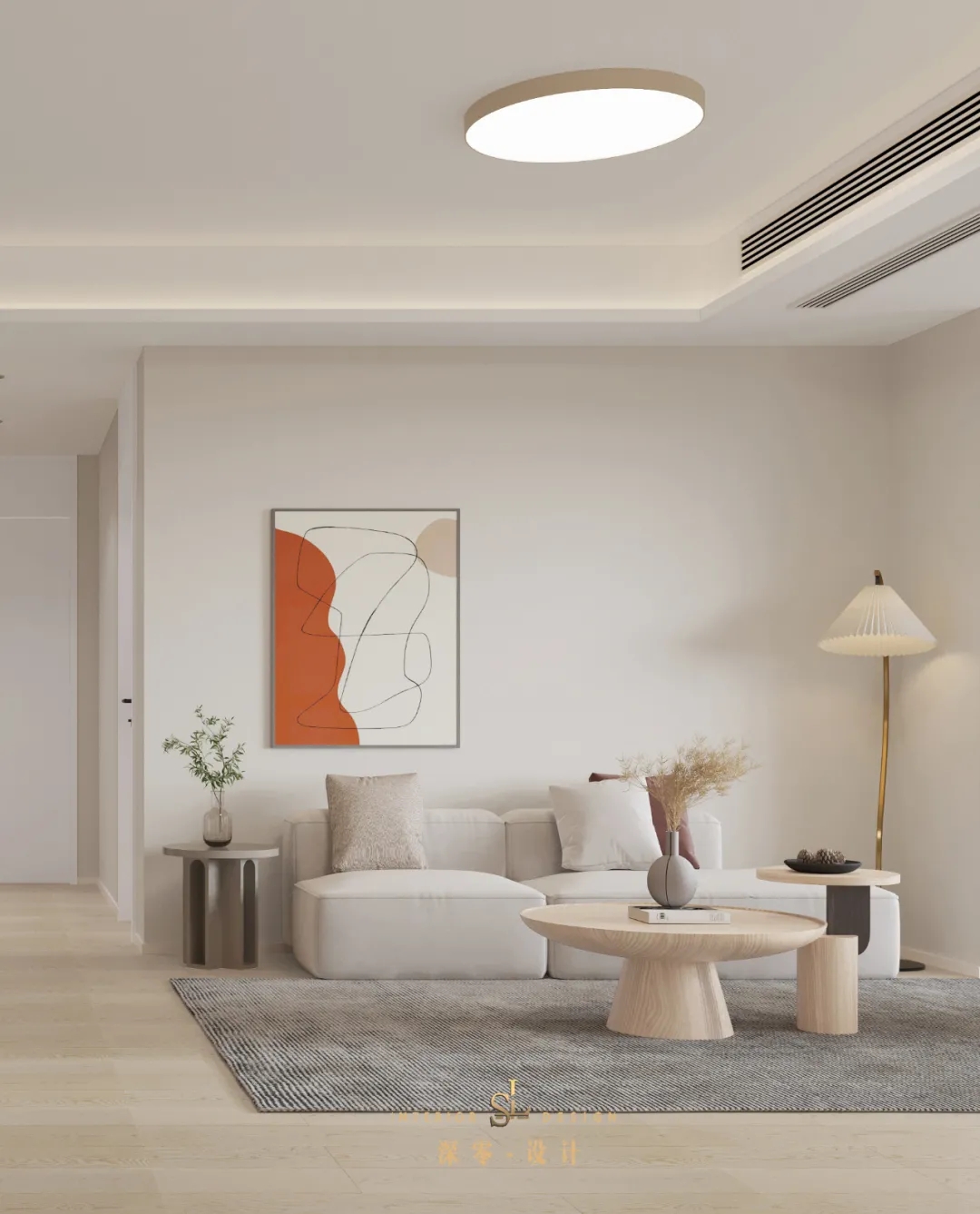 韩式简约 160㎡复式 | LDK 布局++ 超大主卧套间,浪漫实用兼得!-6