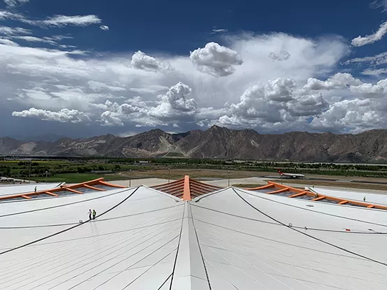 拉萨贡嘎国际机场 T3 航站楼丨中国拉萨丨中航筑诚+奥雅纳工程顾问联合体-9
