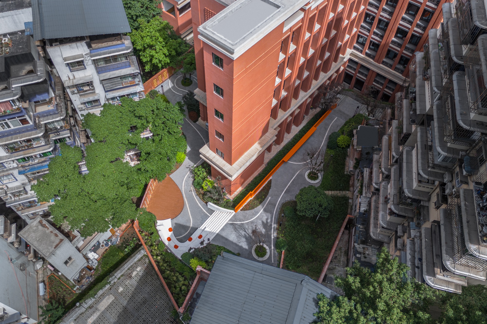 巴蜀中学张家花园校区景观改造丨中国重庆丨AF.d 奥凡设计(景观),重庆市设计院城市建筑一院(建筑)-113