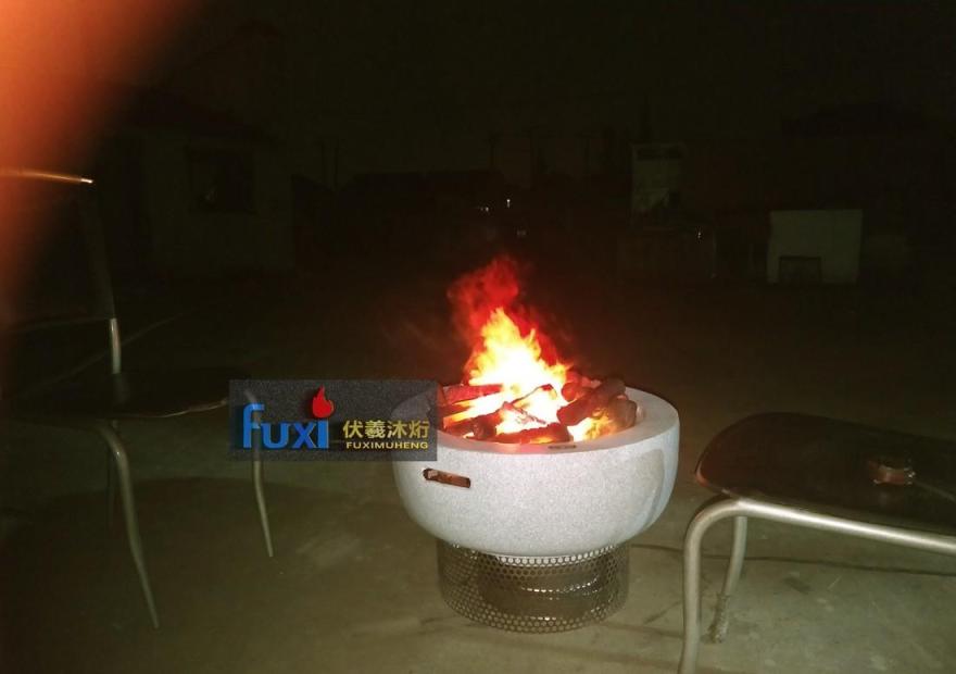 日本户外防水伏羲雾化壁炉设计-6