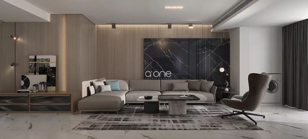 A+ONE 案例 | 160m²简约不单调的空间设计-11