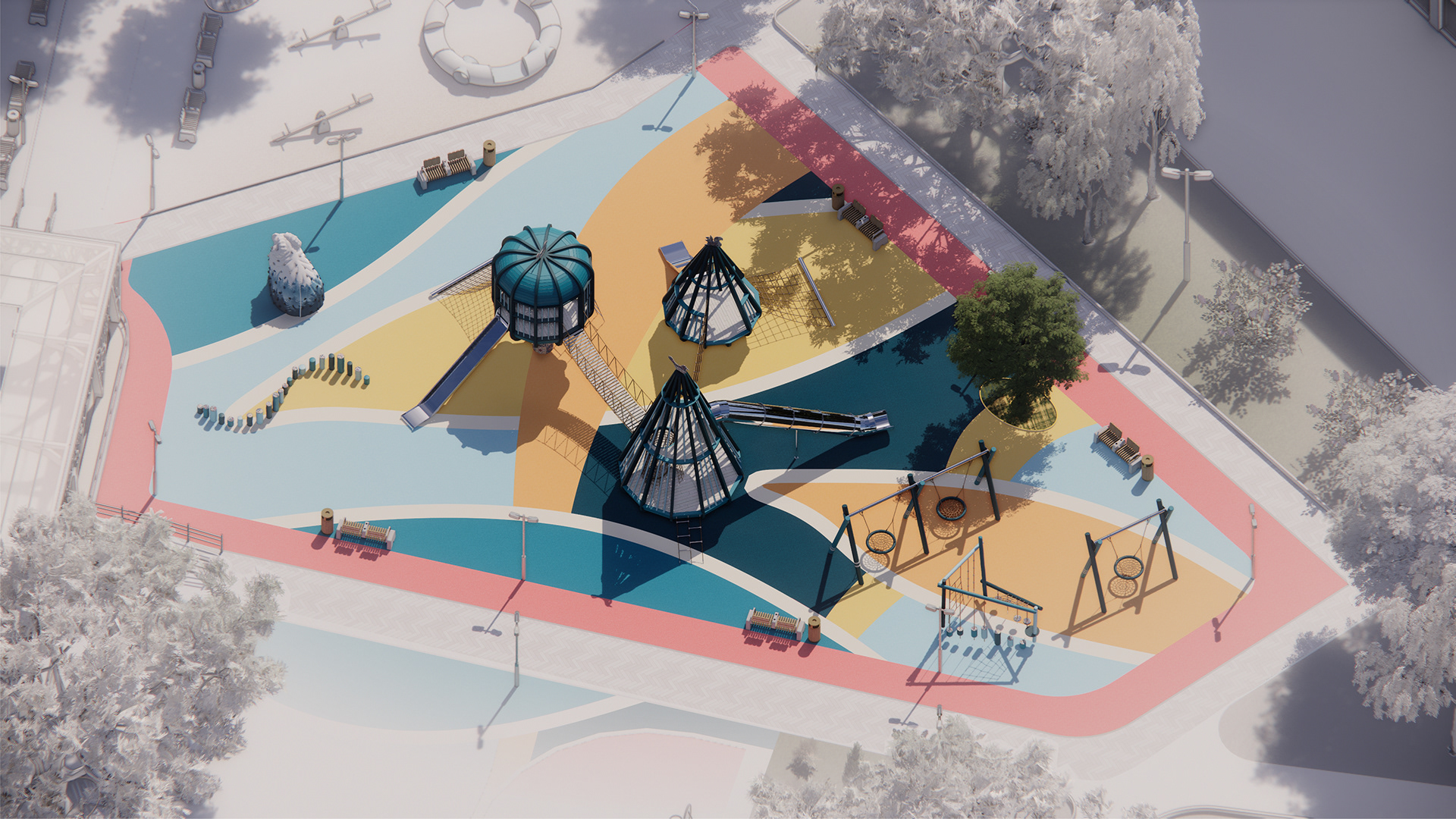 小区环境美化项目丨Александров Богдан等五人-3