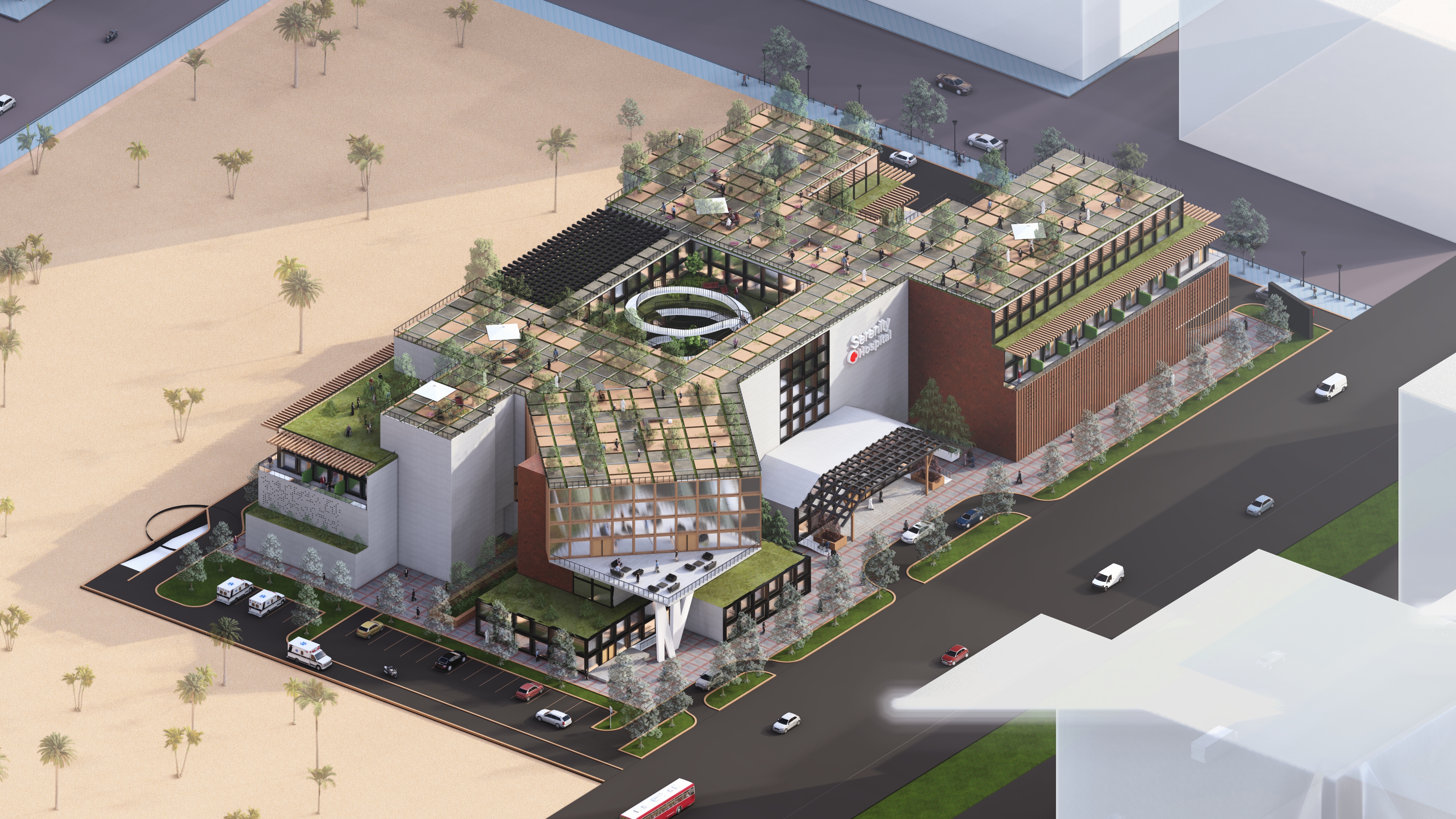 一日手术医院丨埃及丨开罗大学工程学院建筑系-13