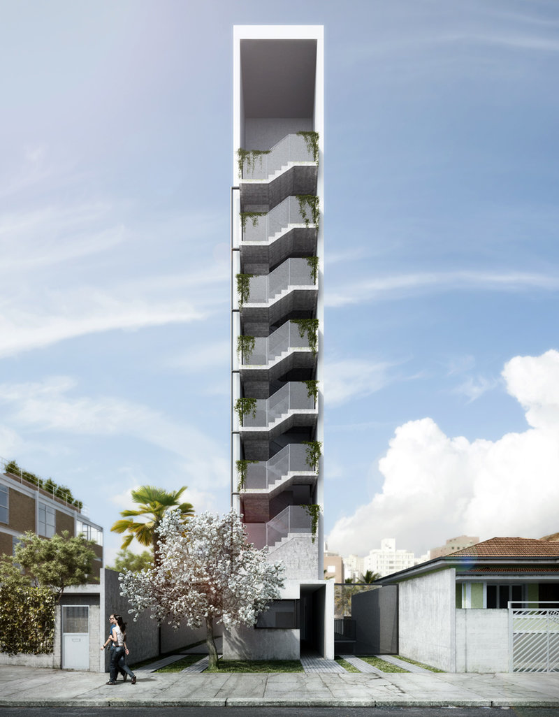 “空中马达莱纳” · 巴西圣保罗奢华景观公寓丨IV department 建筑工作室-2