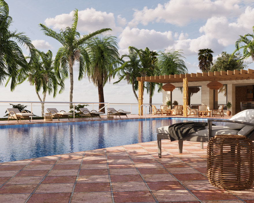 海滩酒店,水疗酒店外部丨tetiana_visual_3d-2