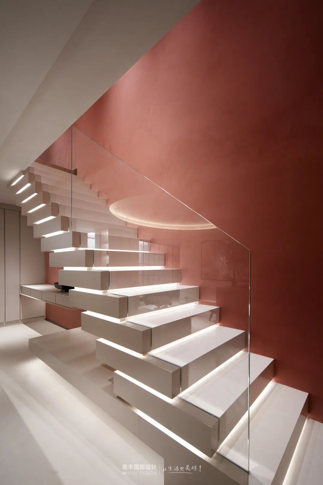 MHOO|珊瑚世纪300m²现代禅意：光影流转逸趣生-25