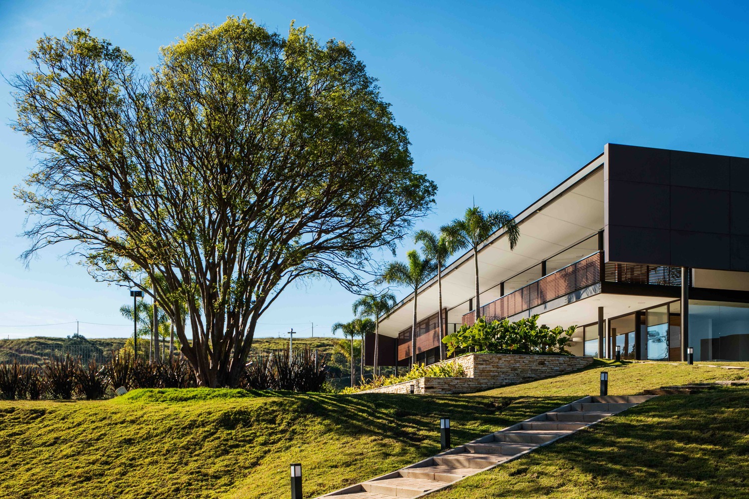 巴西自然景观中的社交俱乐部总部-29