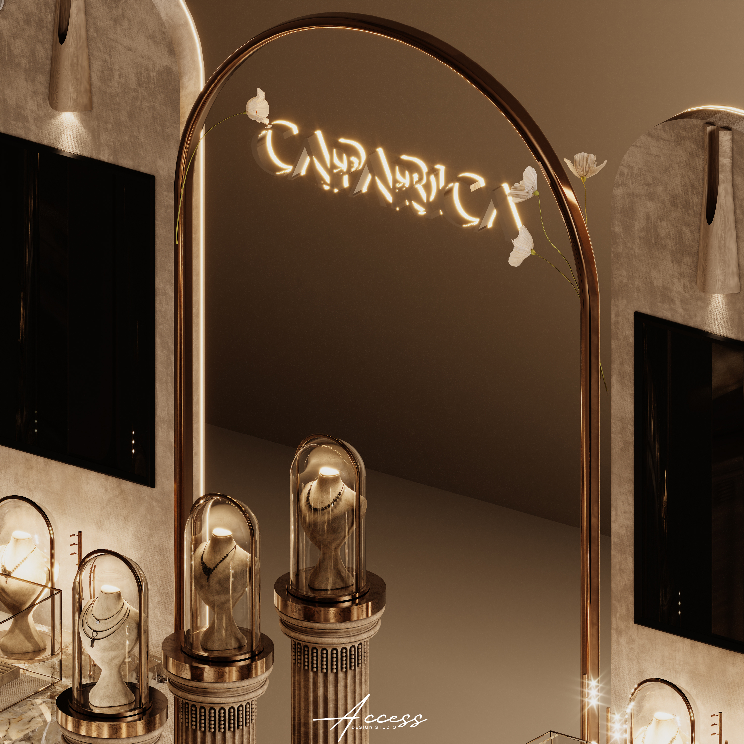 Jewelry Booth Design kwt " CAPARICA "-6