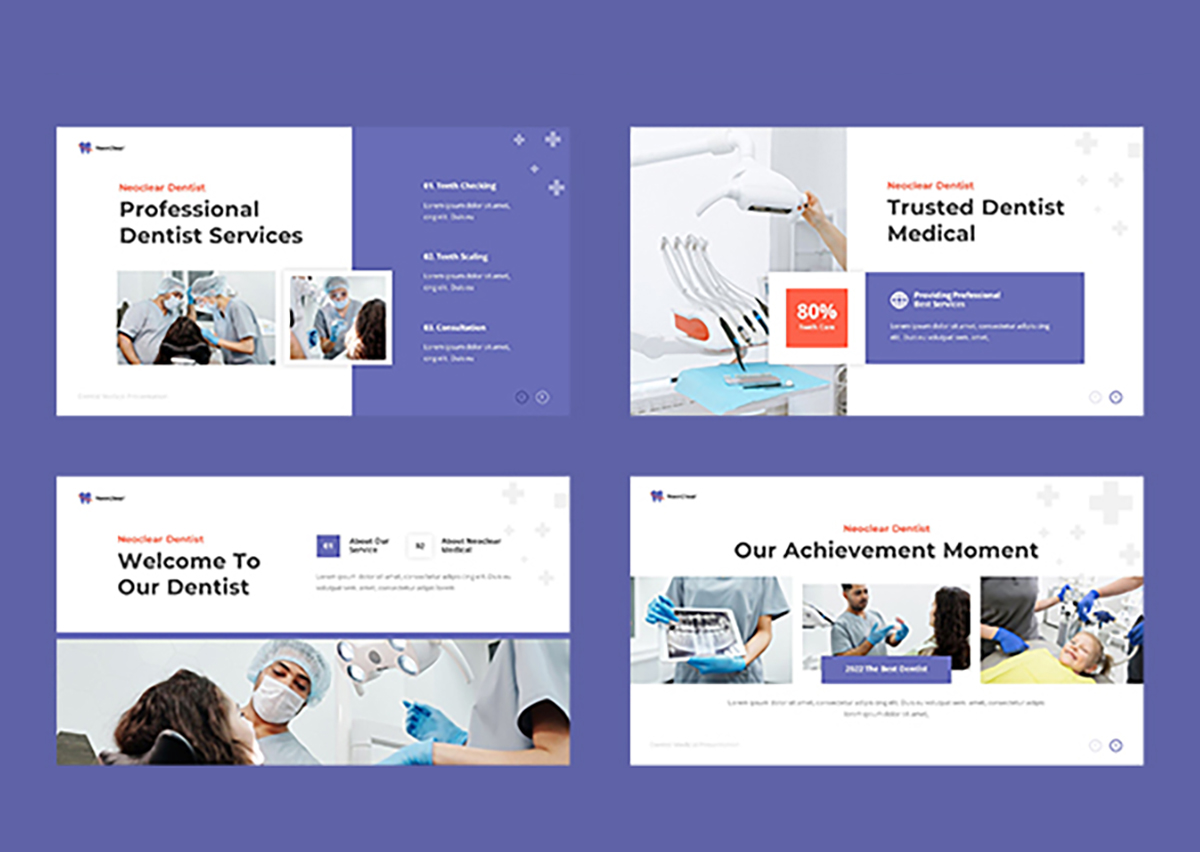 牙医医疗演示模板-7