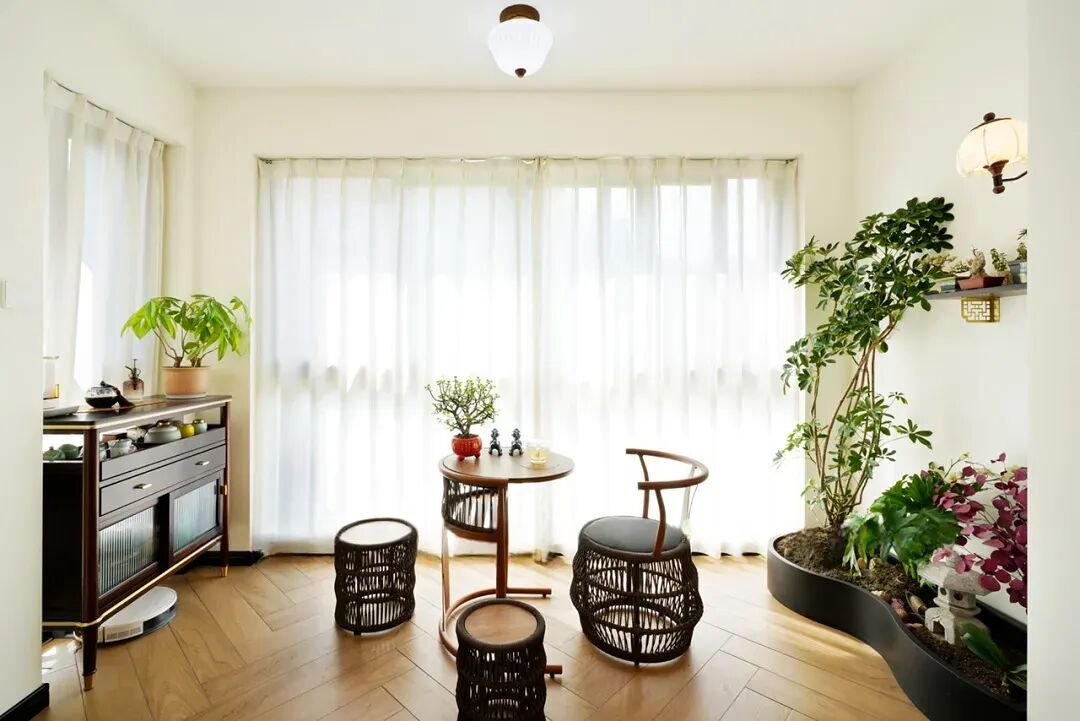 112㎡混搭风：美式与中式的完美邂逅，14万装出奢华与实用-21