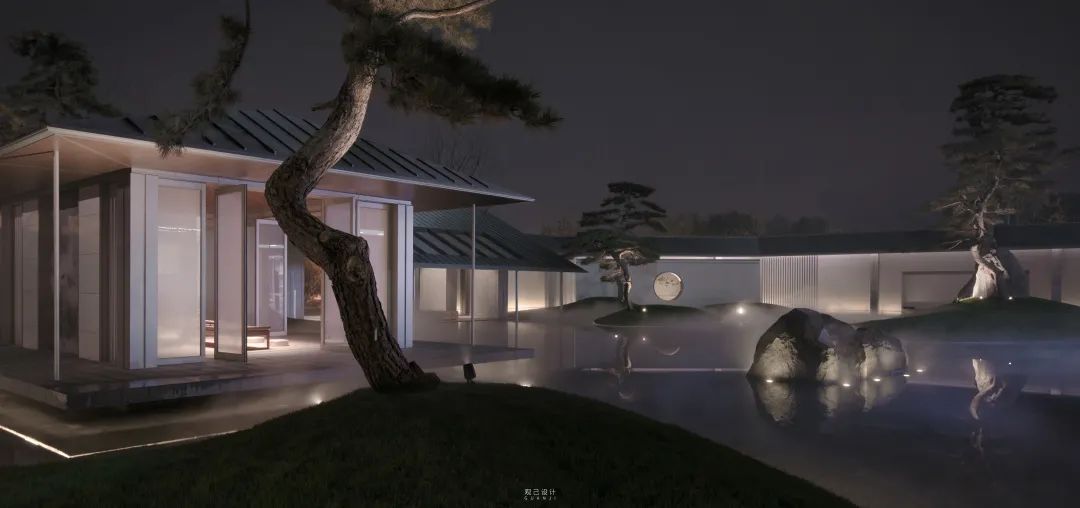 新中式园林之美丨中国上海丨广州观己设计,朗道国际设计,朗庭景观设计-52