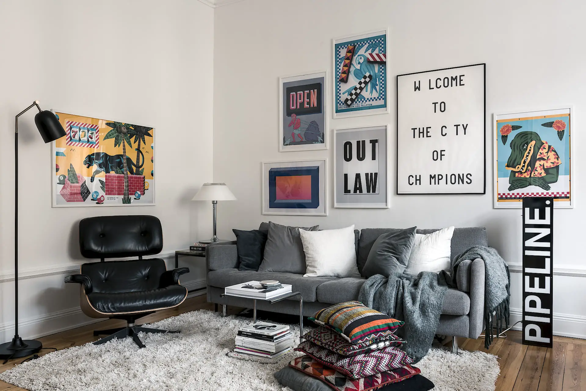 小型工业风公寓，精致而有格调-4