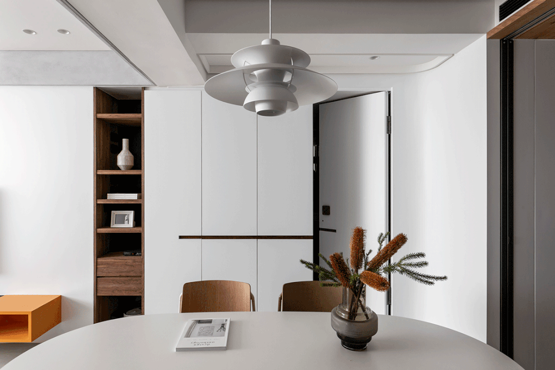 黑白配温暖明亮 70㎡家居设计-34