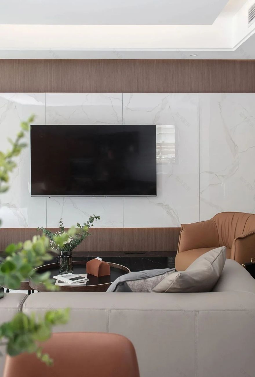 四居室小洋房 | 现代中性色调的温馨空间-17