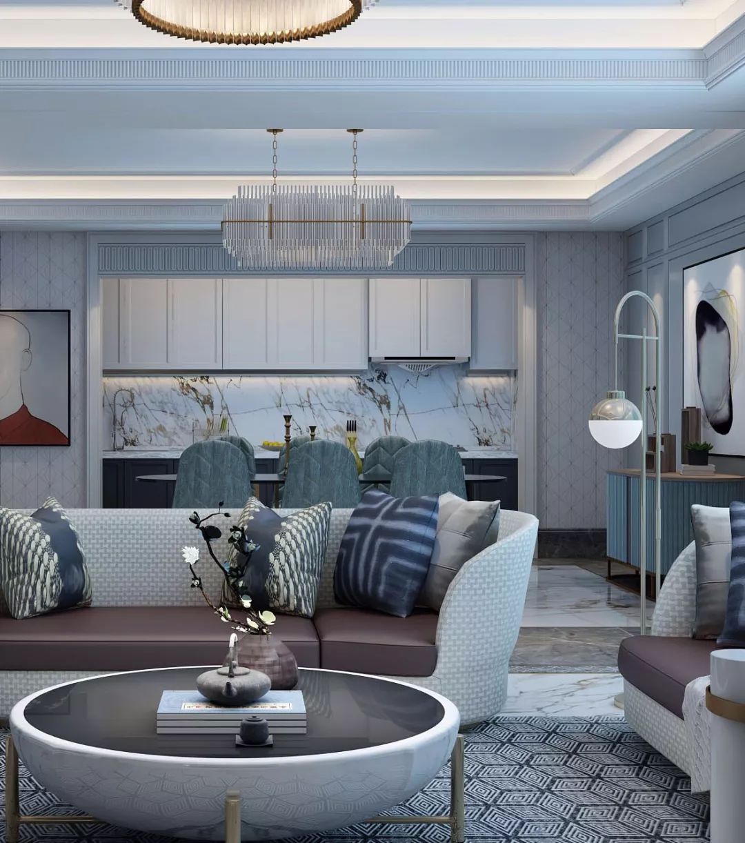 橘子郡梦幻美式轻奢别墅-57