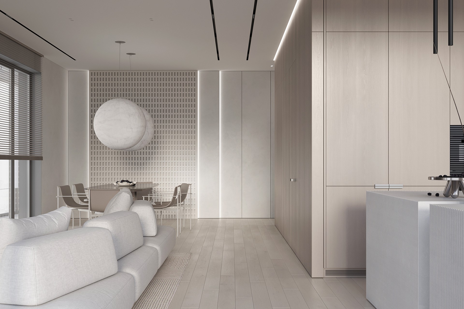 浅色系简约风住宅设计-5