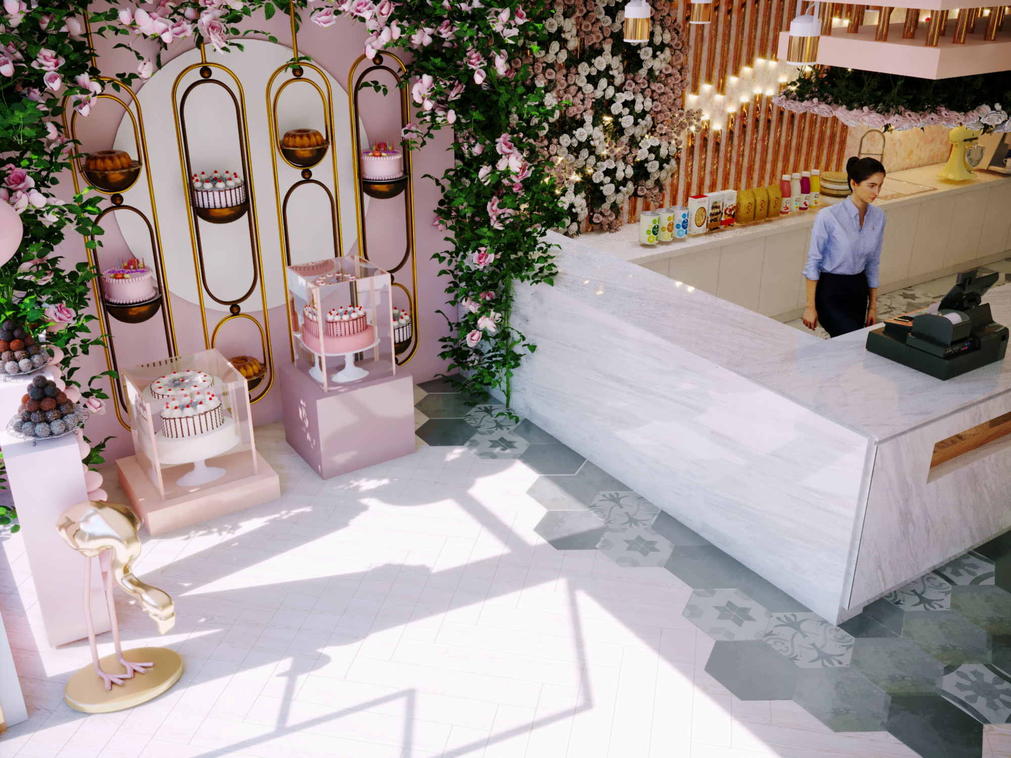 朋克蛋糕咖啡馆丨First designs-6