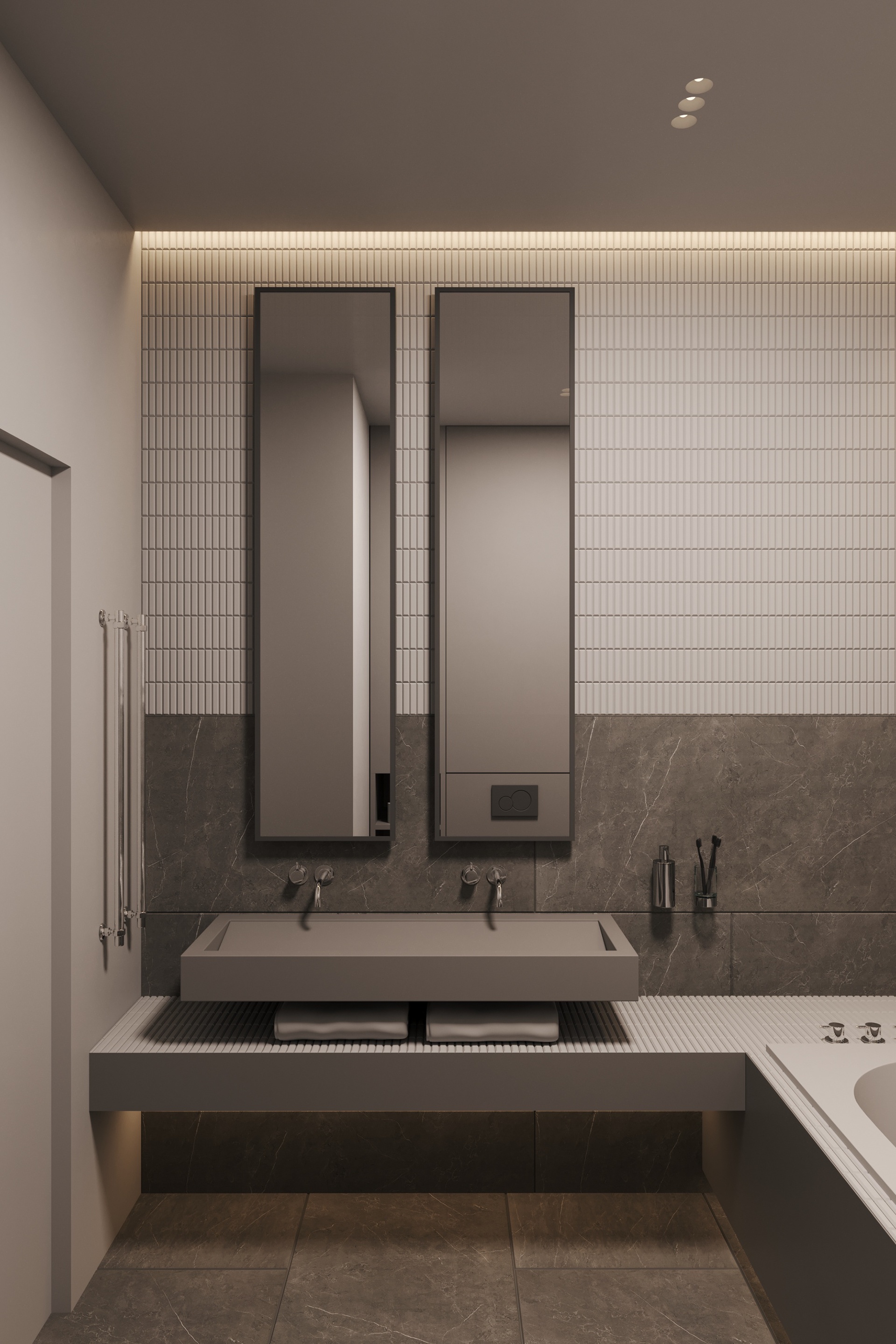 ArtPartner /亚麻+灰褐色的高级空间-14