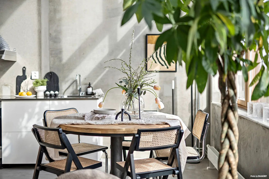 瑞典 43 平米工业风 LOFT,极简设计诠释纯粹空间美学-16