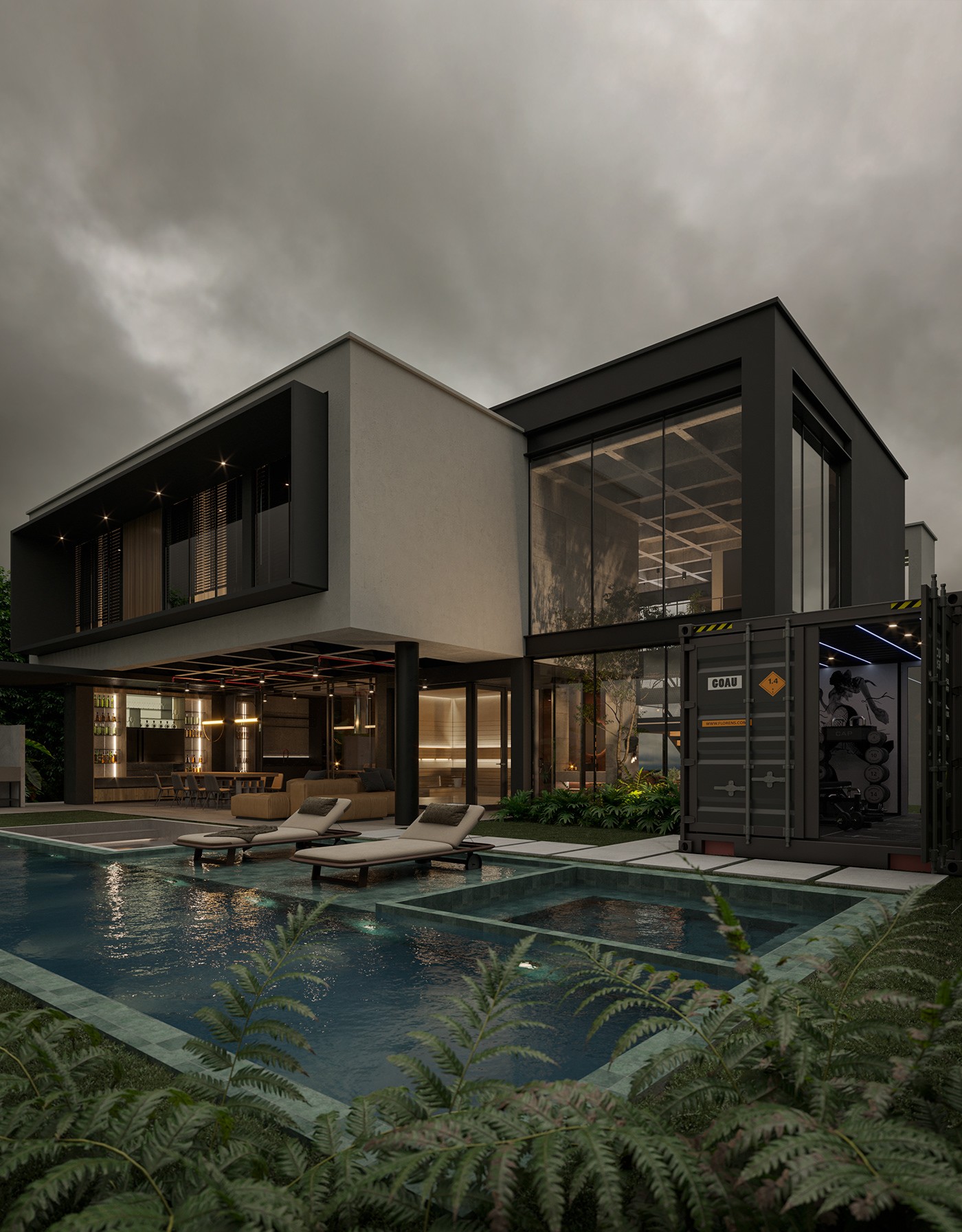 现代高级别墅空间造型设计！-4