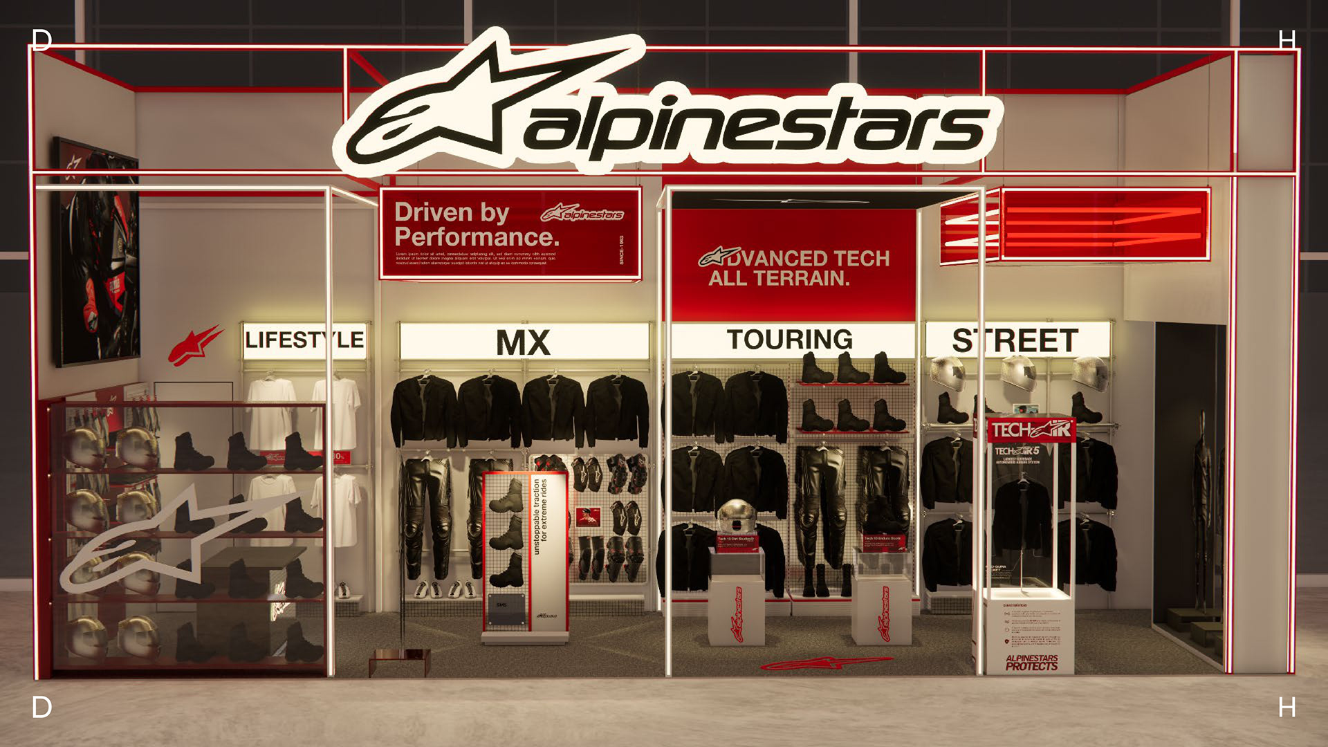 FERIA DE LAS DOS RUEDAS AKT展会展位设计-24