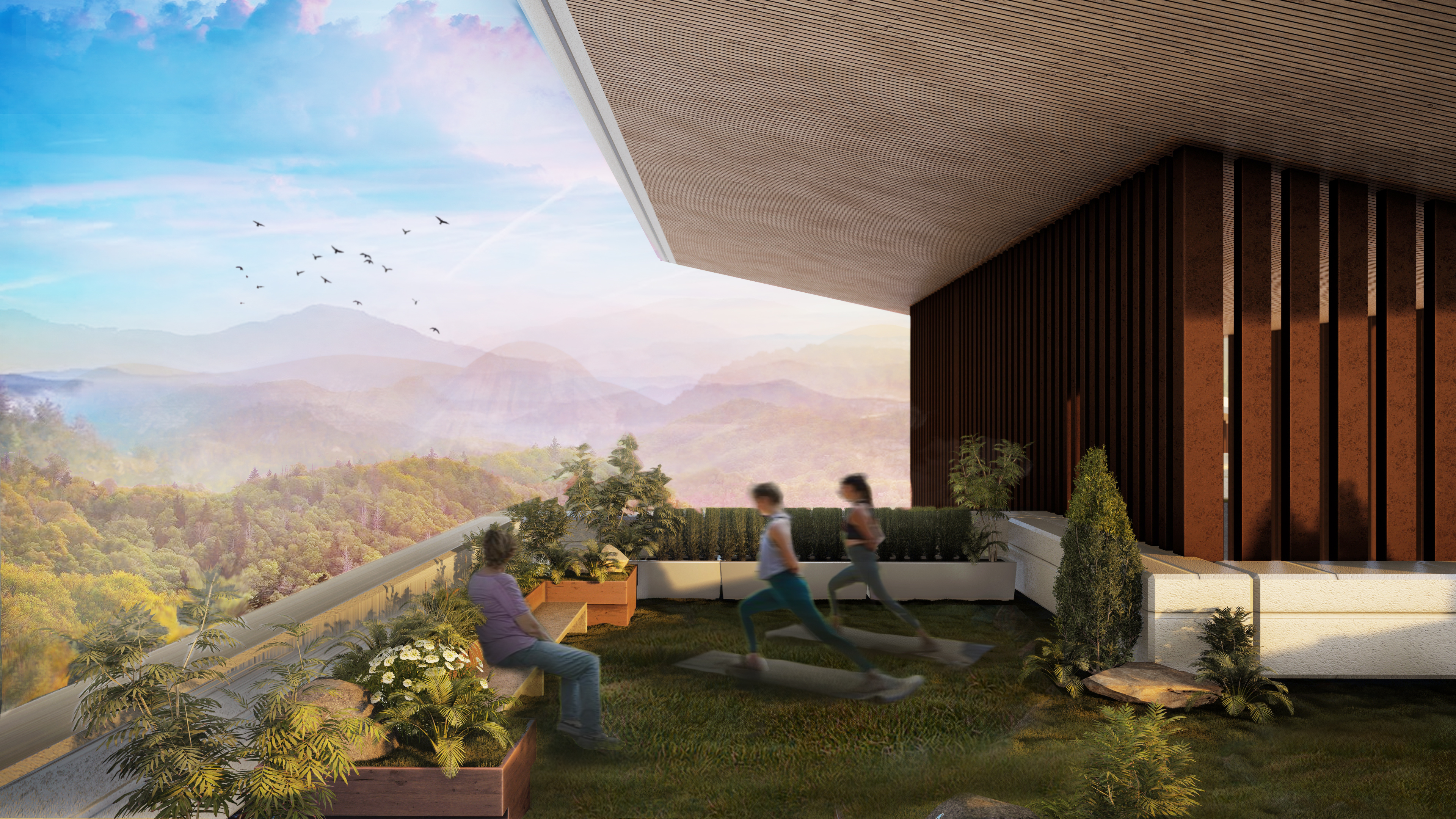 360 Residences 室内外 3D 可视化丨巴基斯坦伊斯兰堡丨mimAR 团队-9