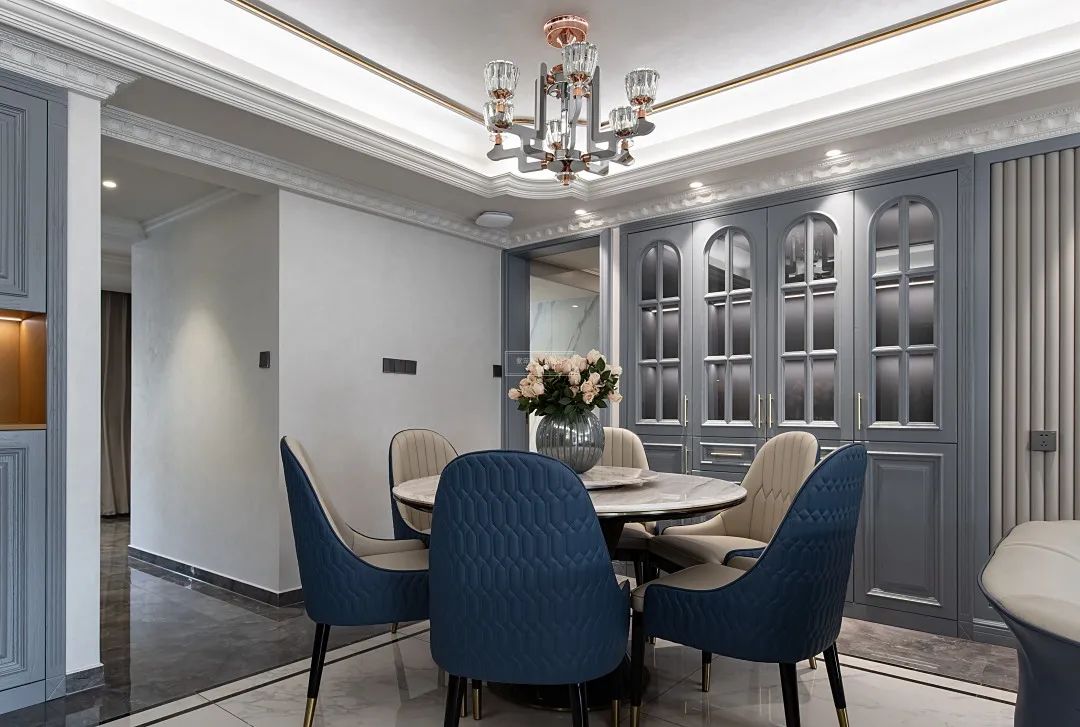 星体花园法式轻奢别墅设计丨紫苹果装饰集团-28