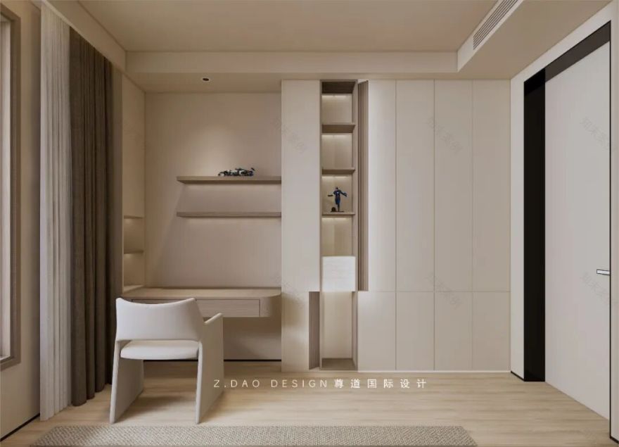 龙湖丽丰·西宸原著400㎡静奢风别墅(《喜 棠》)丨尊道国际设计-137