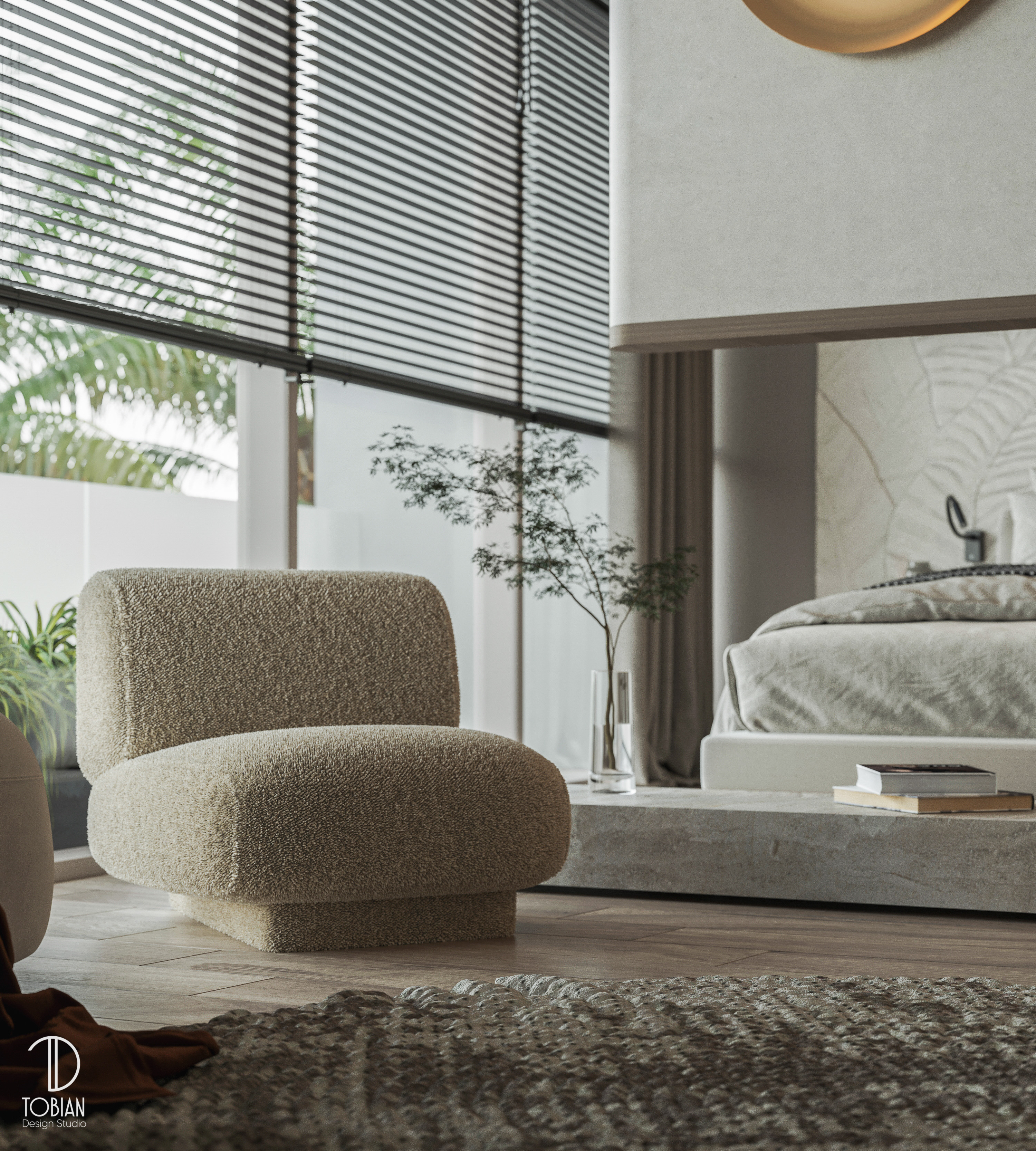 海贝主卧丨Egypt丨Tobian Design Studio-10