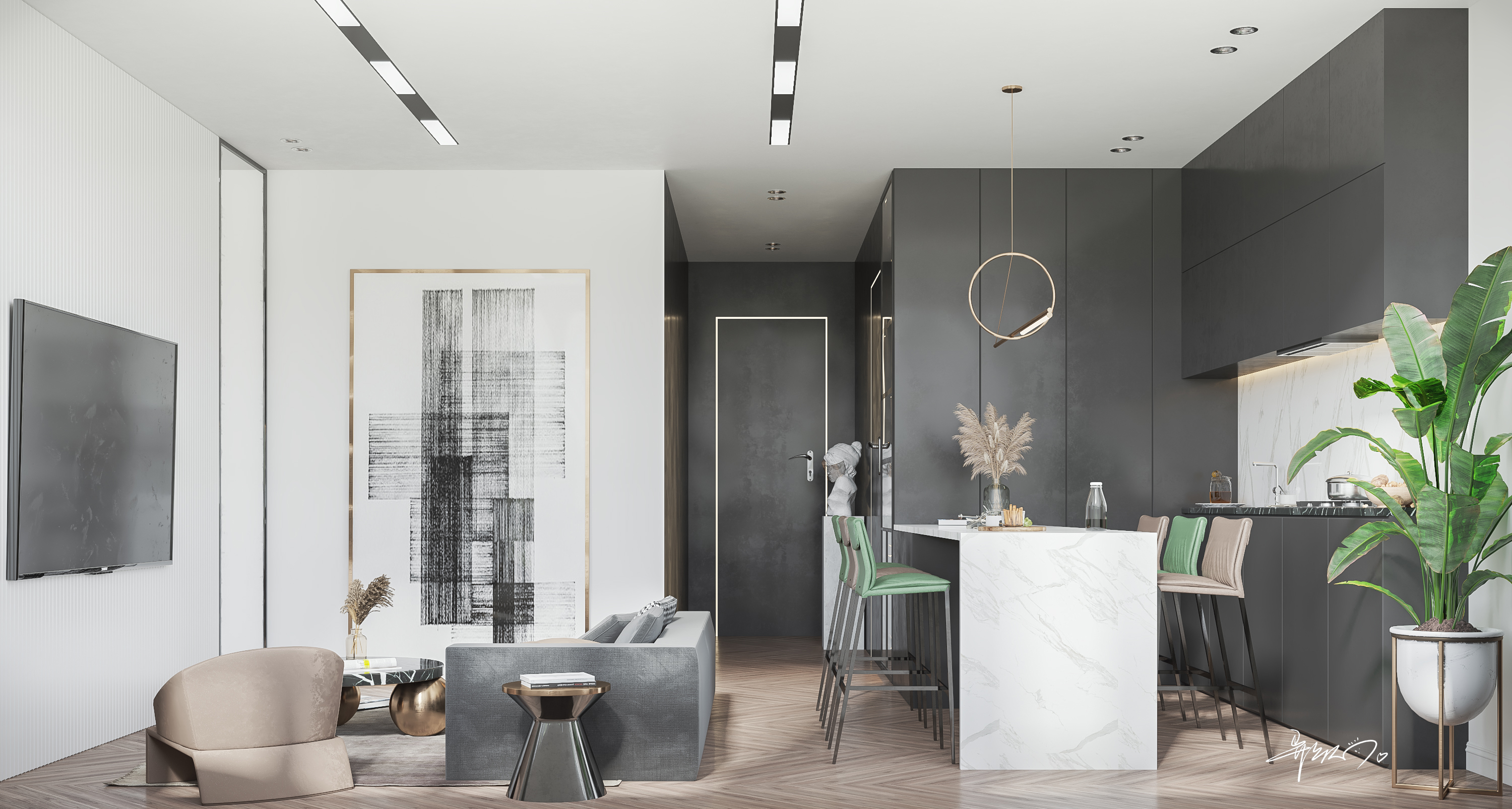 现代客厅融入 VR 技术，创新设计引领潮流-9