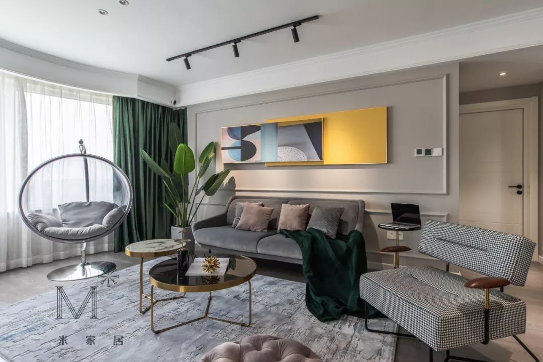 常州檀香湾 120㎡现代美式家居，浪漫与实用的完美结合-13