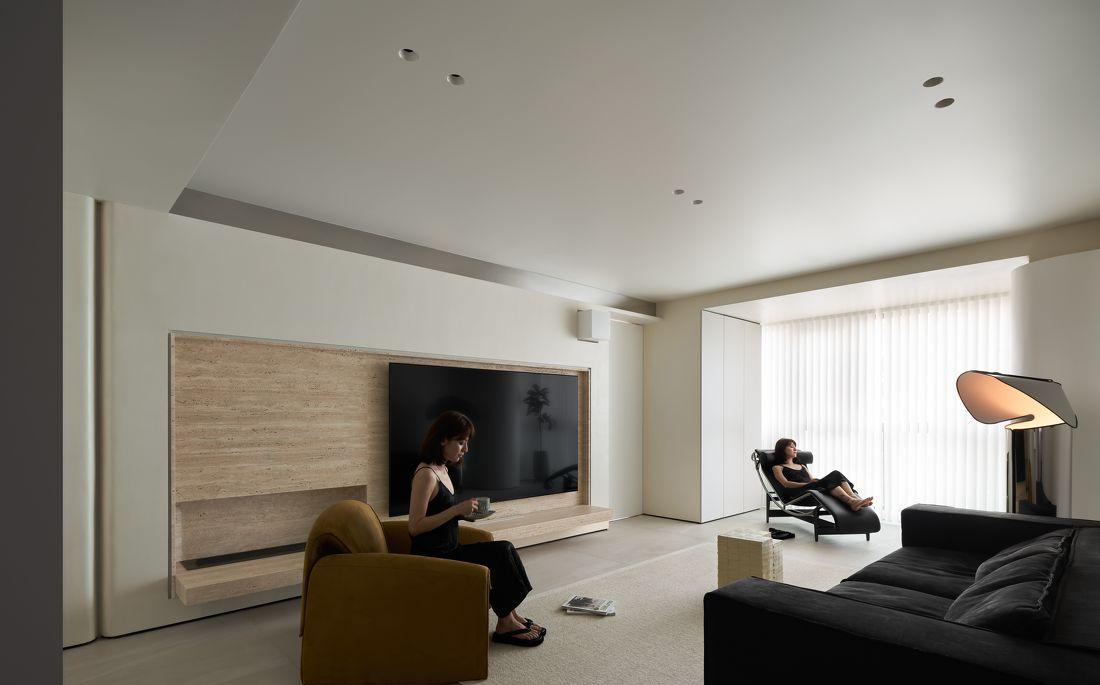 《石语》121㎡极简生活空间设计-28