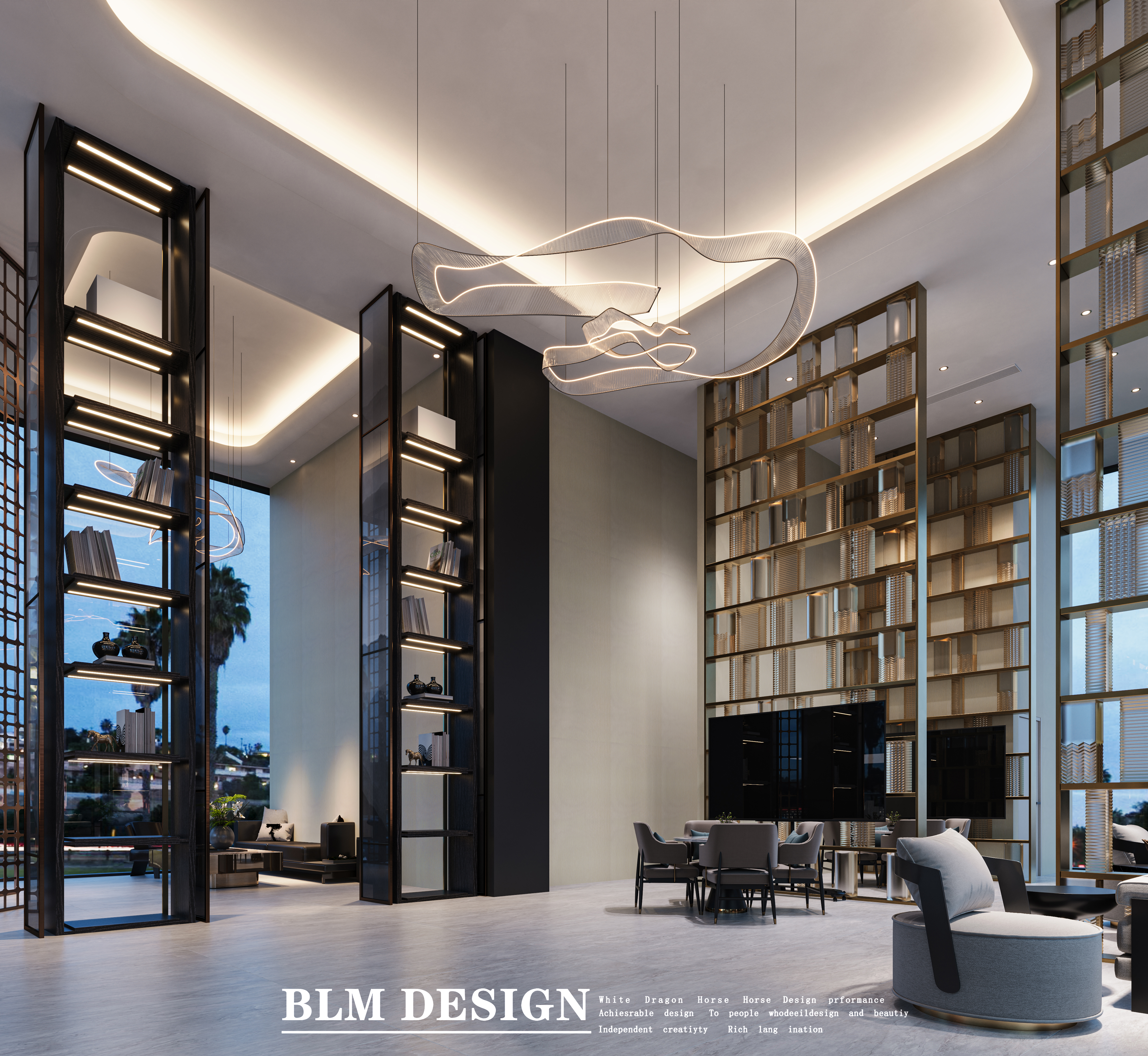 售楼处效果图案例-1