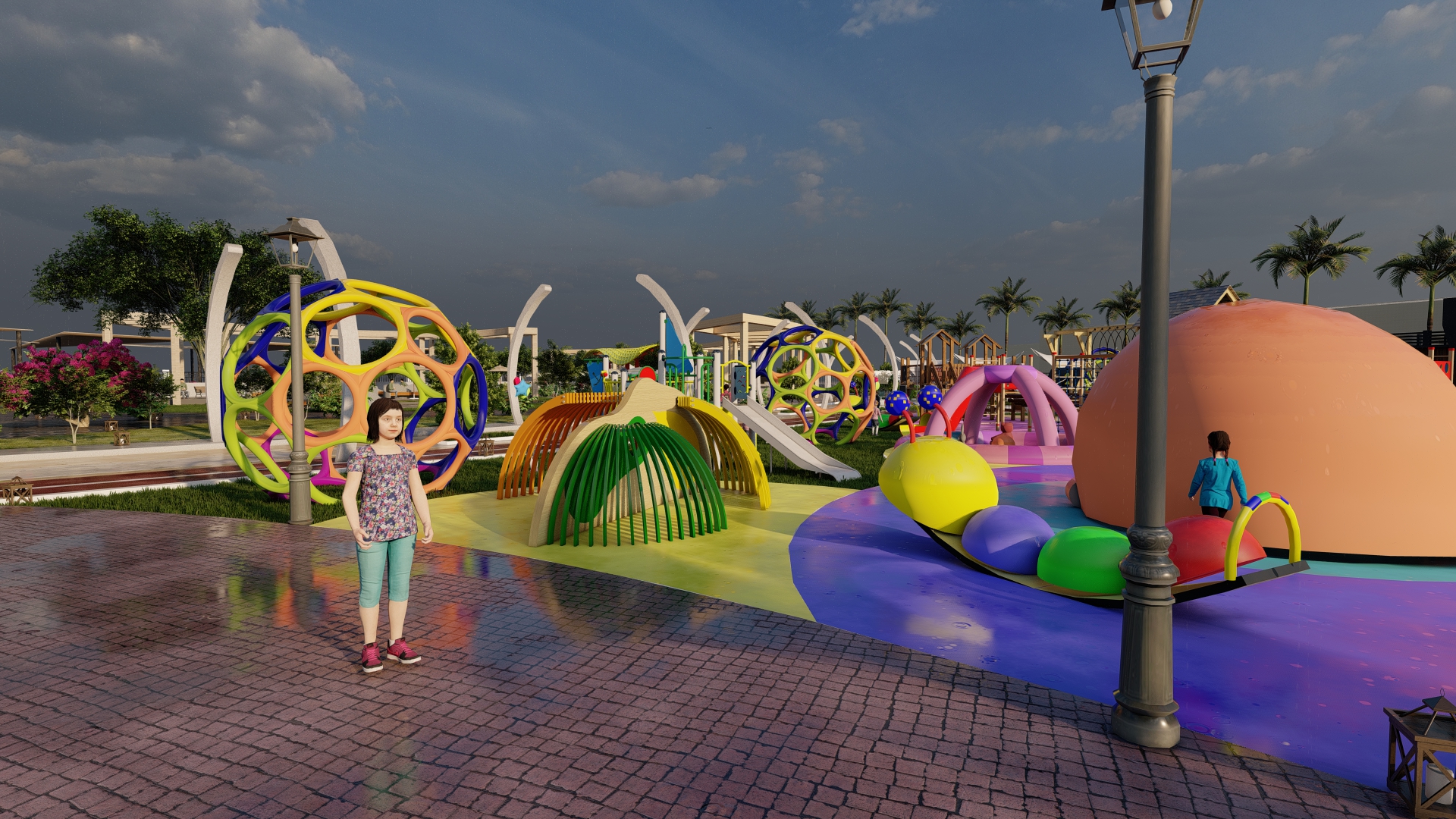 Bir Masoud Promenade development project AL - landscape-9