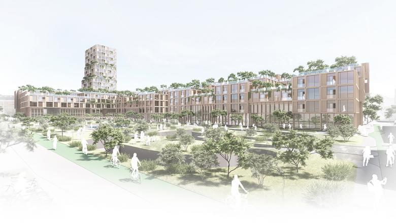 Quartier Poststraße 街区设计丨德国丨MA Architekten-0