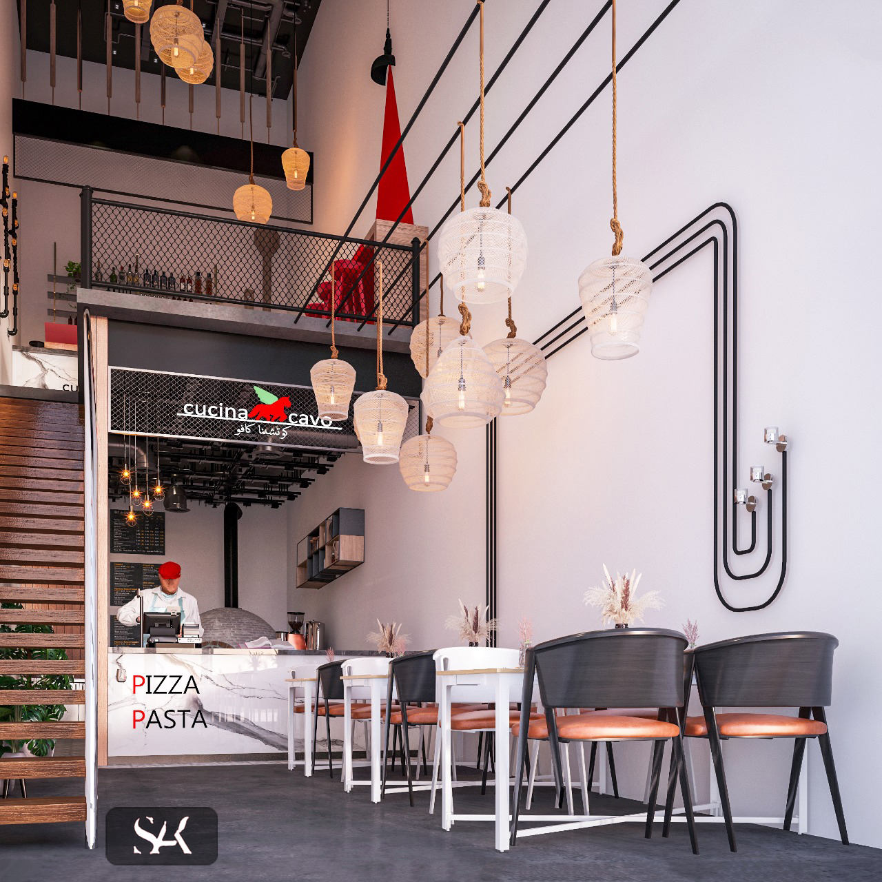 pizza and pasta restaurant-9