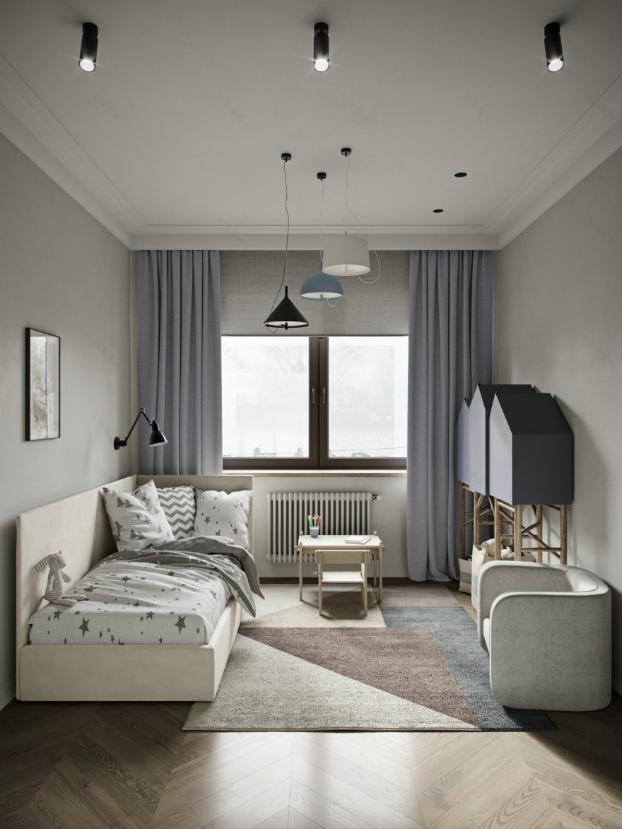 北欧极简风 | 融合大自然灵性的室内设计-42