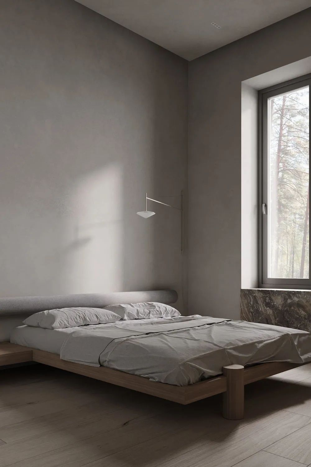 盐系简约,静美!灰白木色打造宁静家居空间丨星艺装饰广州总部-37