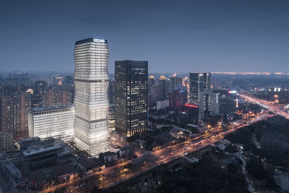 古北 SOHO | 无尽之柱的现代演绎,优雅、宁静的地标之作-1