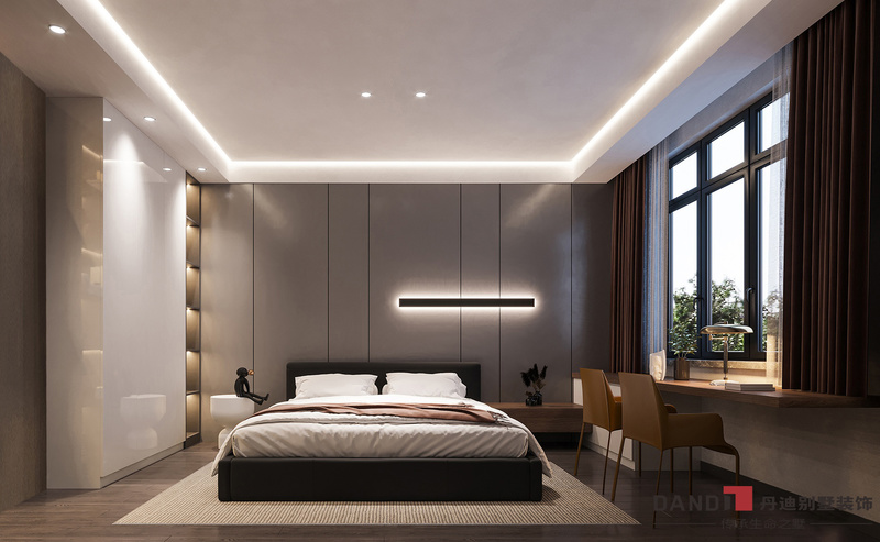 华润天河现代简约别墅丨广州丹迪设计团队-52