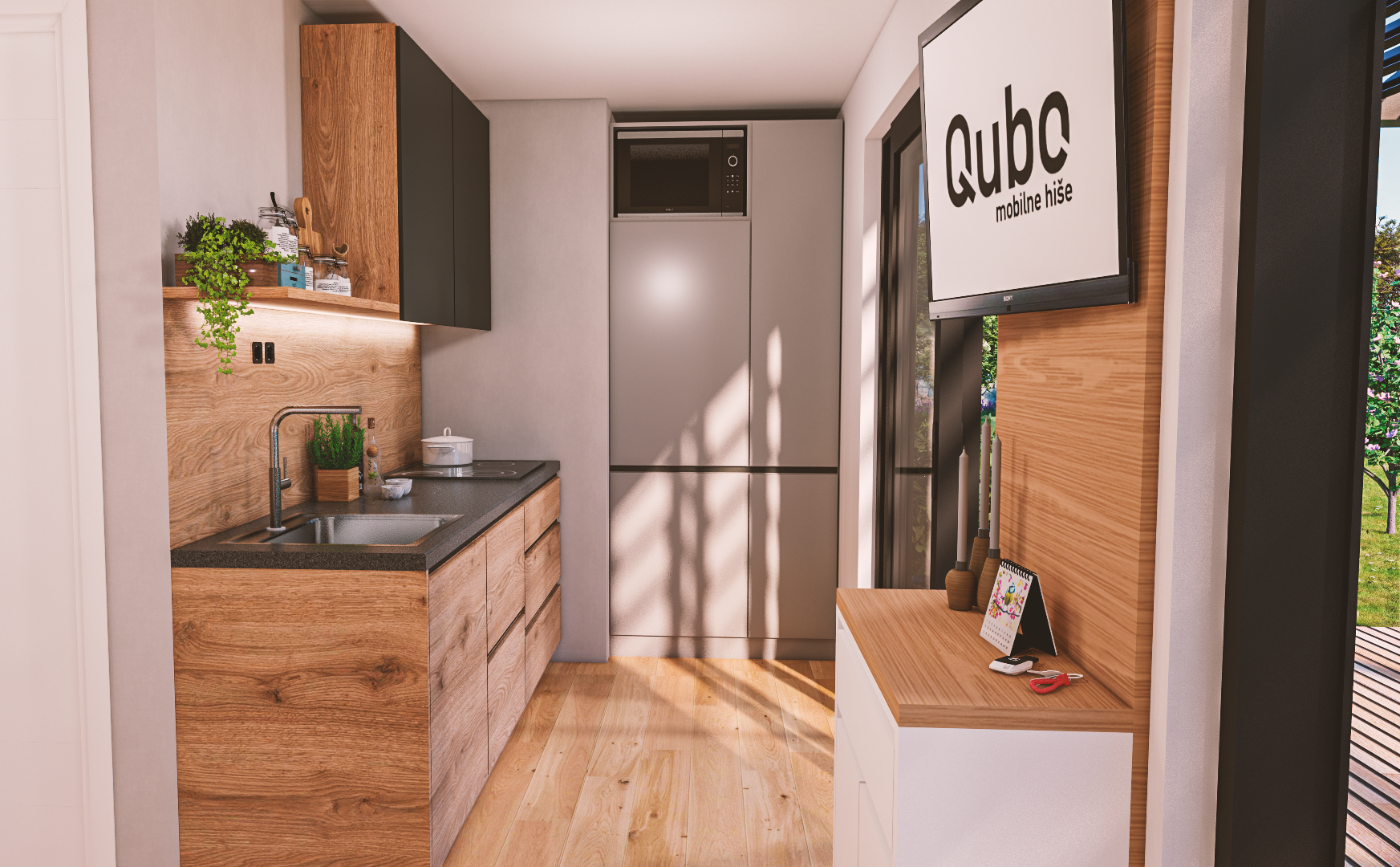 Qubo, Mobilne Hiše, 3D model, Design & Visualization-6