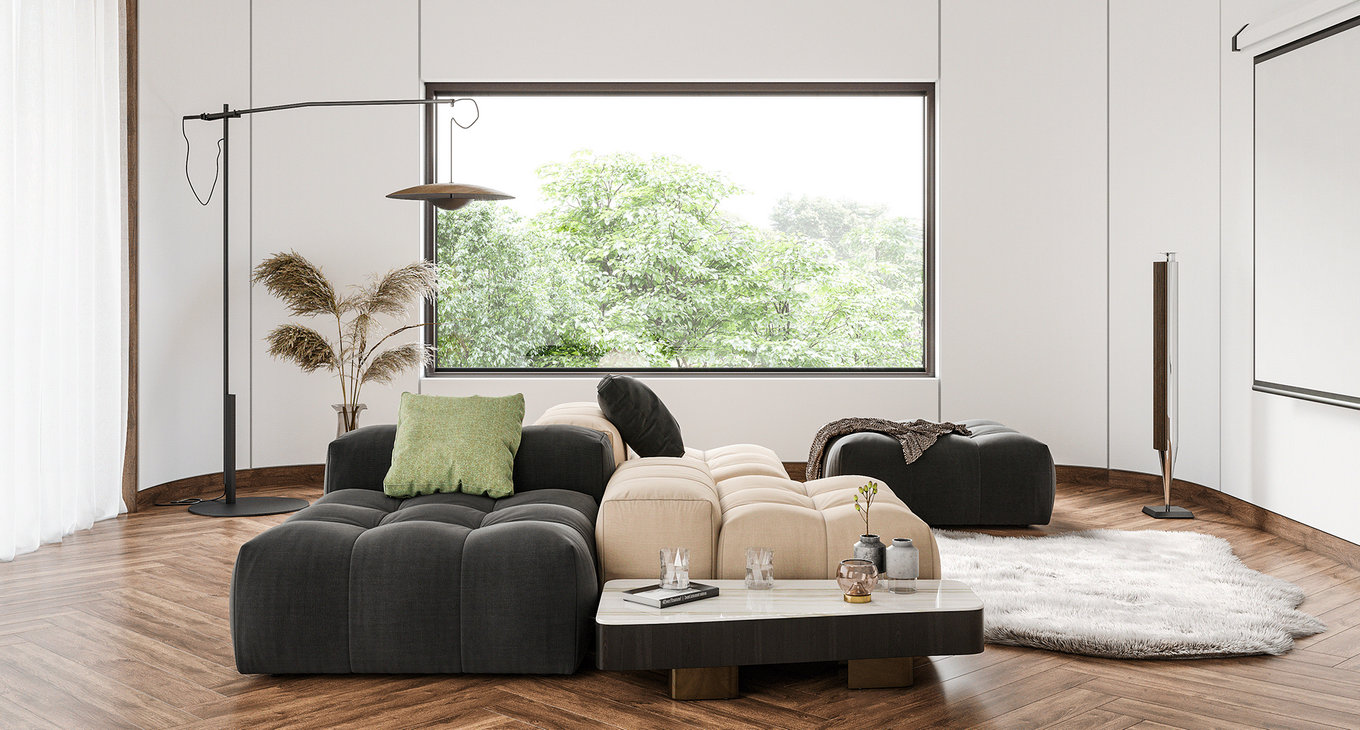 都市丛林中的简约温馨之家-0