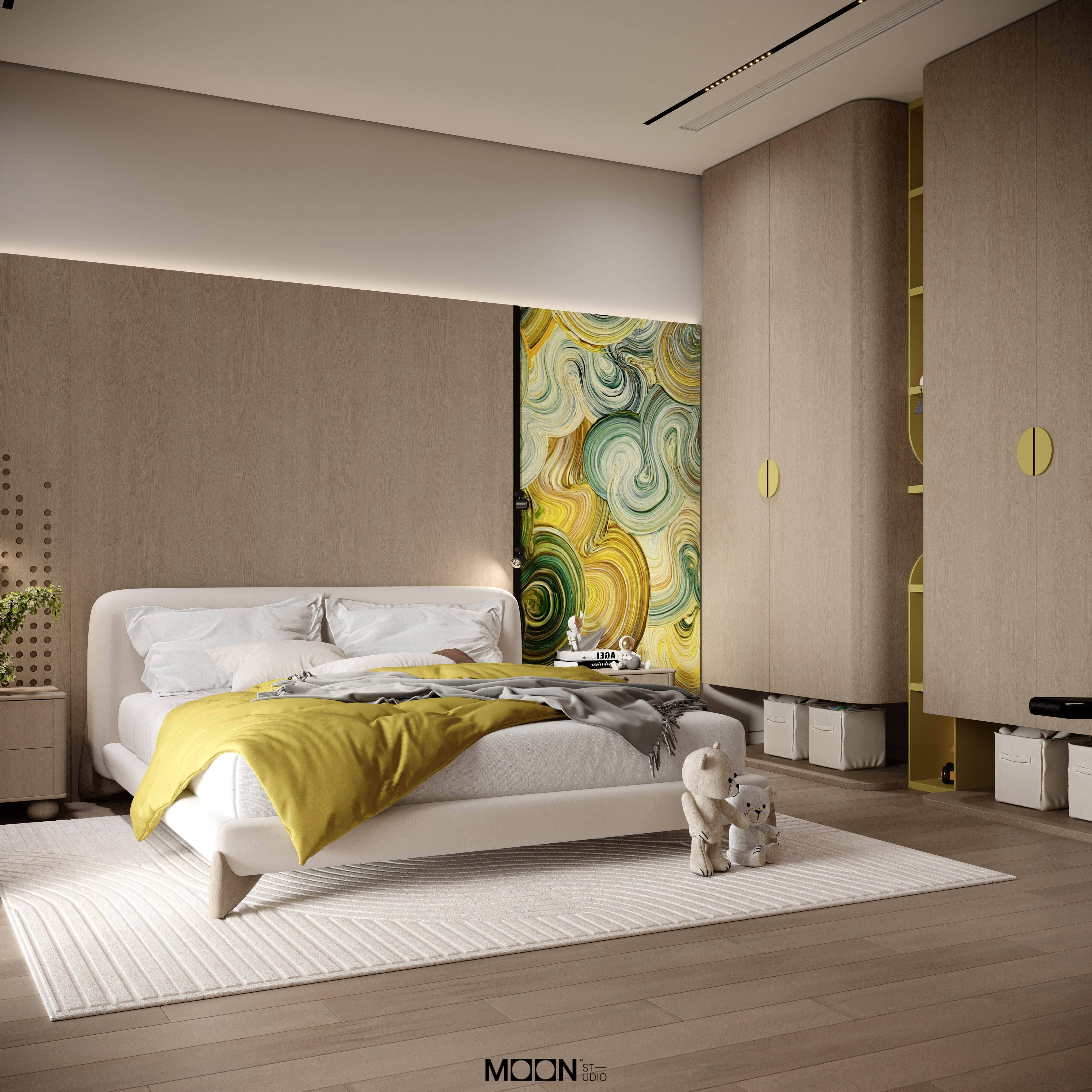 儿童卧室设计丨Moon Studio-7