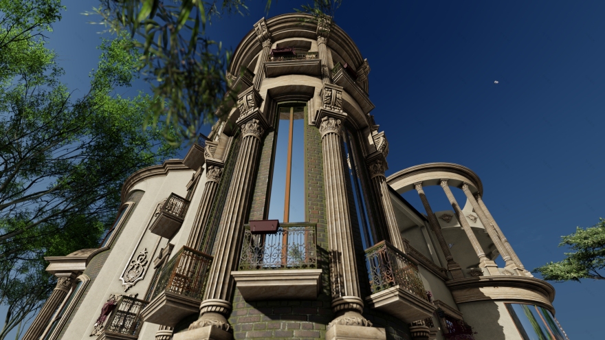 虚构的经典别墅丨个人-22