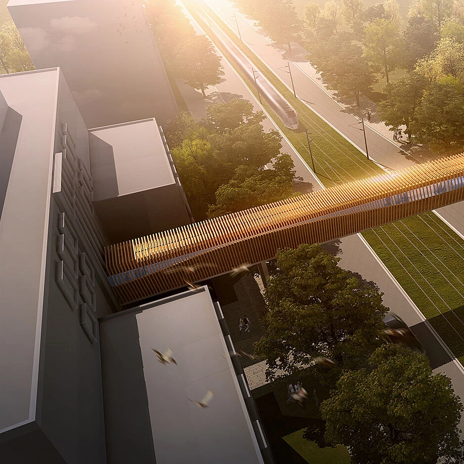 Karlsruhe 市政医院桥梁设计丨德国丨STERLING PRESSER-10